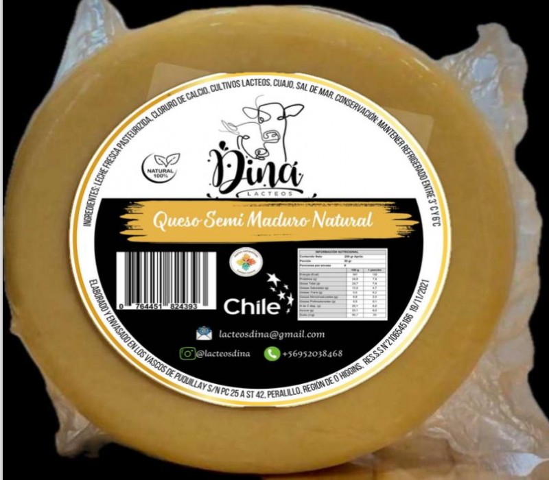 Queso Semi Maduro Natural